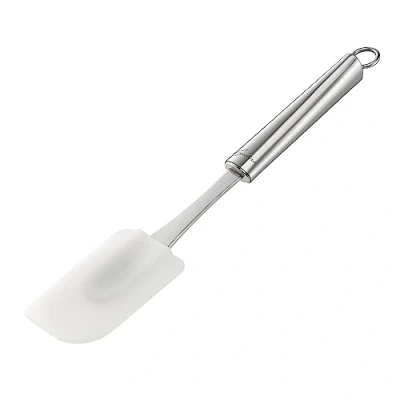 Afbeelding van Lagostina 12335000039 spatel siliconen, roestvrij staal 18/10, zwart, zilver, 30 cm