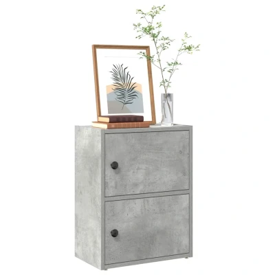 Afbeelding van vidaXL Boekenkast 40x24x52 cm bewerkt hout betongrijs