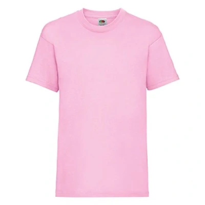 Afbeelding van Fruit of the Loom T shirt voor jongens, Lichtroze