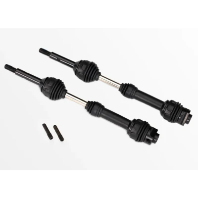 Afbeelding van Driveshafts, rear steel, Slas h/Stampede 4x4, Raptor, Nitro
