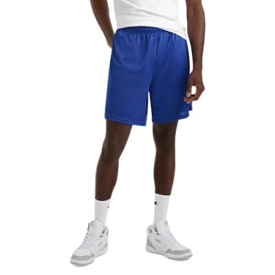 Afbeelding van Champion Long Mesh Short With Pockets Herenshorts (1 stuk), Blauw