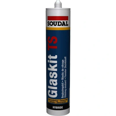 Afbeelding van Soudal glaskit TS 290 ml Ral1015 Licht ivoor Goed overschilderbare