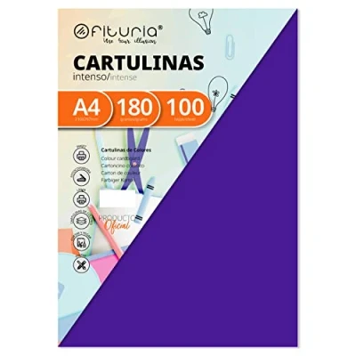 Afbeelding van Color Morado Tamaño A4 Cartuline, 180 g, 100 stuks