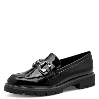 Afbeelding van Marco Tozzi Mocassins, Dames, Maat: 40, Black Kunststof