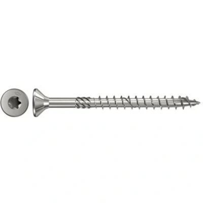 Afbeelding van Fischer 657100 Spaanplaatschroeven 5 mm 120 Binnen T, Interne vertanding, TX, Torx, T profiel RVS V2A Corrosiebestendig 100 stuk(s)