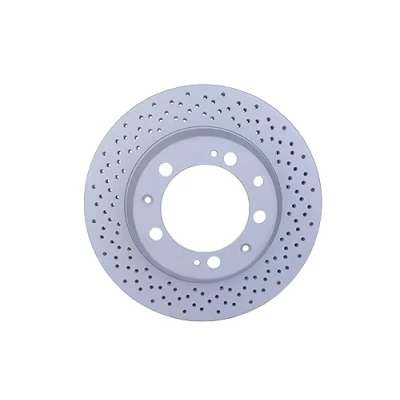 Afbeelding van HELLA 8DD 355 104 751 Remschijf 299 24 05/10 130 interne ventilatie, Geperforeerd Zonder wielbevestigingsbout, wielnaaf PORSCHE: 911 Coupe