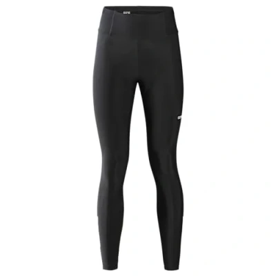 Afbeelding van Lange Fietsbroek Gore Progress Thermo Dames maat Xxs Zwart fluogeel