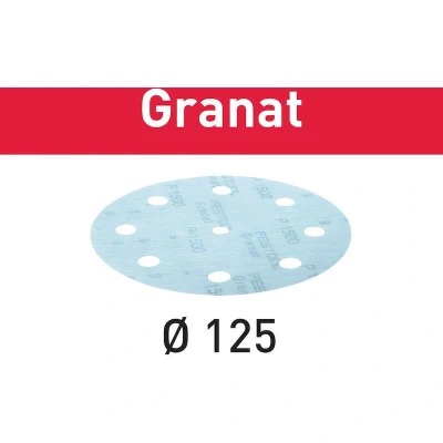 Image de FESTOOL STF D125/8 P1500 GR/50 papier de verre granité (50 pièces) 497182