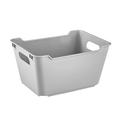 Afbeelding van keeeper Opbergdoos, gestructureerd oppervlak, 1,8 liter, Lotta, Nordic Grey