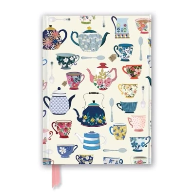 Afbeelding van Flame Tree Notebooks Georgia Breeze: Teapots (Foiled Journal)