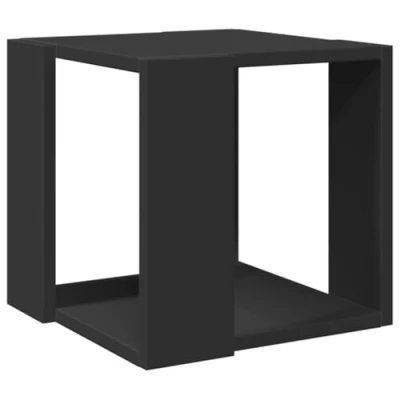 Image de vidaXL Table basse noir 32x32x30 cm bois d&#039;ingénierie848144