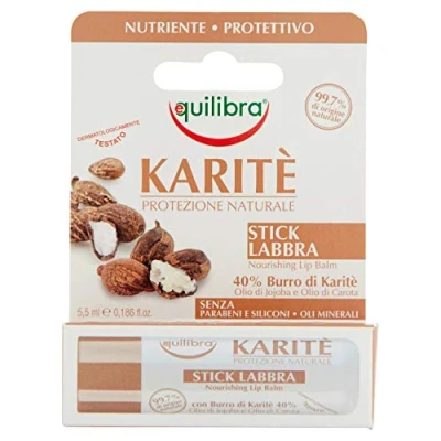 Afbeelding van Equilibra Karite Protezione Naturale Stick Labbra Nourishing Lip Balm With Shea Butter 5.5Ml