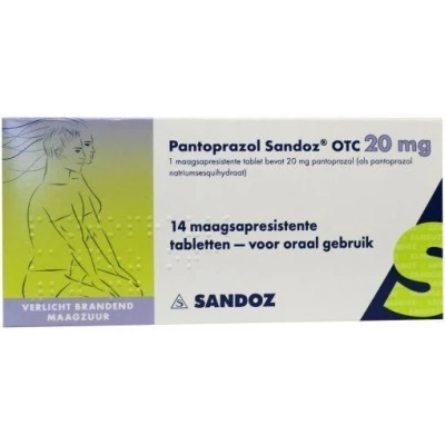 Afbeelding van Pantoprazol Sandoz Otc Tablet Msr 20mg