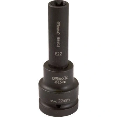 Afbeelding van KS Tools, Dopsleutel + dopmoer, 1&quot; stopcontact lang