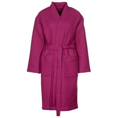 Afbeelding van Vossen ROM Unisex Badjas, Maat: Large, Cranberry