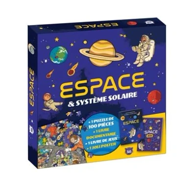 Image de Coffret puzzle documentaire Espace &amp; Système solaire