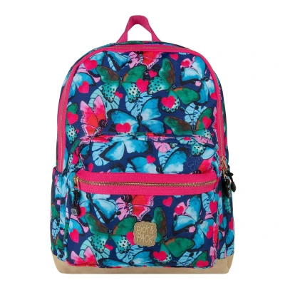 Afbeelding van Pick &amp; Pack Beautiful Butterfly Backpack L navy