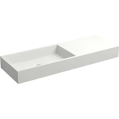 Afbeelding van Clou Mini Wash Me fontein Mat wit 56cm Nee Rechts Minimalistisch design