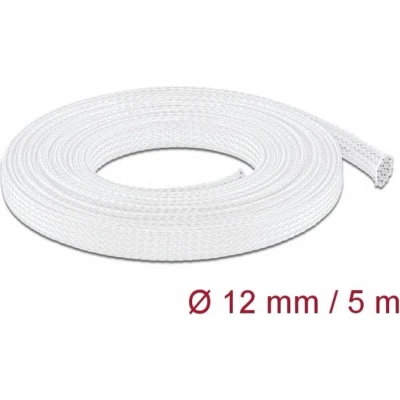 Afbeelding van Delock Geflechtschlauch dehnbar 5 m x 12 mm wei?