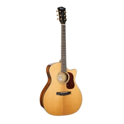 Afbeelding van CORT COGOA6NG2 Folkgitaar, GOLD A6, natuur, voorversterker, Softcase