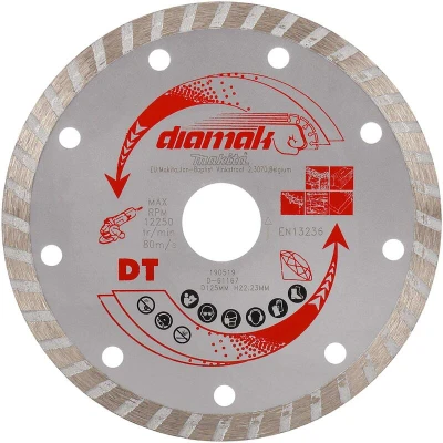 Afbeelding van MAKITA D 61167 diamantschijf DIAMAK DT 125x22,23mm