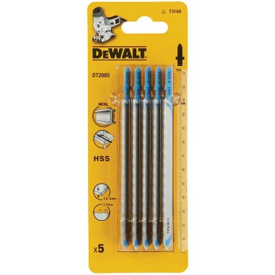 Afbeelding van DeWALT DT2085 T 318 A Decoupeerzaagblad voor Plaatstaal VE=5