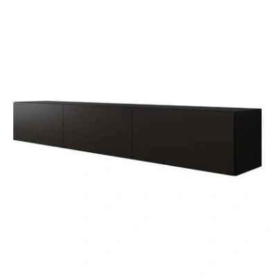Afbeelding van Meubella TV Meubel Bonzo Mat Zwart 180 cm