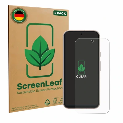 Afbeelding van ScreenLeaf Screenprotector voor Google Pixel 8a Duurzame schermbescherming Folie Beschermfolie transparant (2 Stuks)