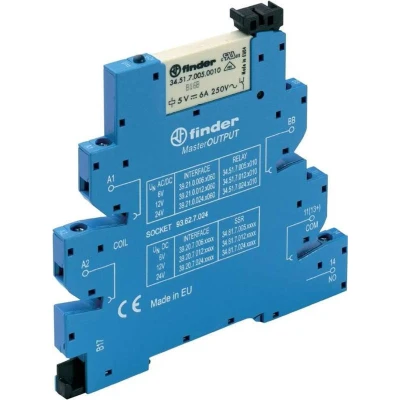 Afbeelding van Finder 39.21.0.012.0060 Koppelrelais 12 V/DC, V/AC 6 A 1x NO 1 stuk(s)