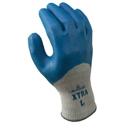 Afbeelding van SHOWA 305 handschoenen grijs/blauw 10/XL