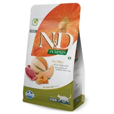 Afbeelding van N&amp;D Pumpkin kattenvoeding Eend 300 gr.
