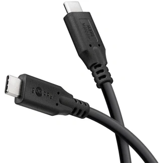 Afbeelding van USB C naar kabel Goobay 0.5 meter 4.0 (240W, 40 Gbps)