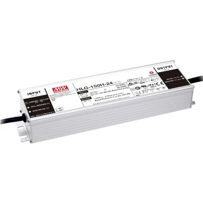 Afbeelding van Mean Well HLG 150H 36A LED driver, transformator Constante spanning, stroomsterkte 151 W 4.2 A 36 V/DC PFC schakeling, Overbelastingsbescherming,