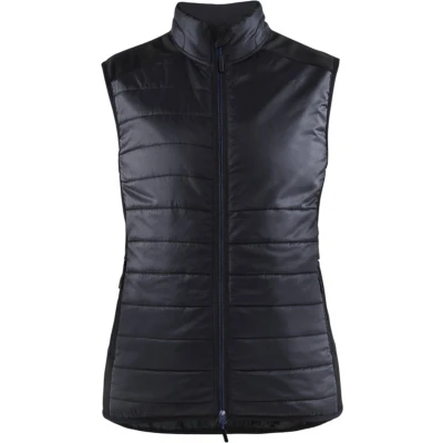 Afbeelding van Blaklader Dames bodywarmer gevoerd 3864 2030 Zwart/Donker marineblauw