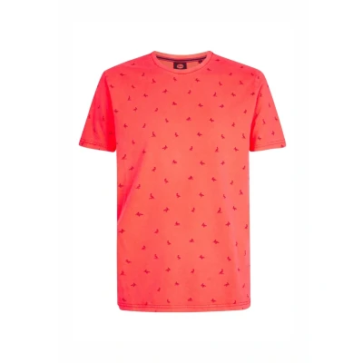 Afbeelding van Petrol T shirt met pelikaan print M 1050 TSR118