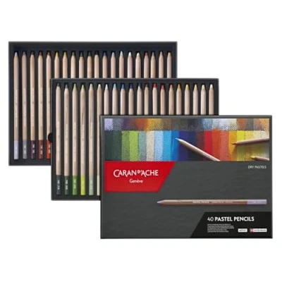 Afbeelding van Caran d&#039;Ache Etui met 40 pastelpotloden