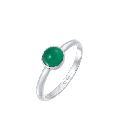 Afbeelding van Elli Statement Piece Ring, Dames, Maat: 54, Silber
