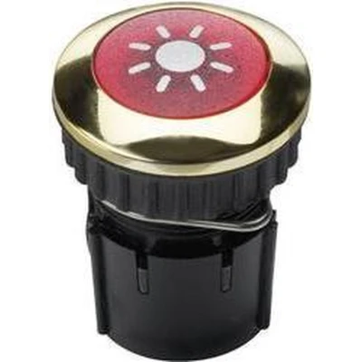 Afbeelding van Grothe 63042 Belknop 1 voudig Goud 12 V/1,5 A