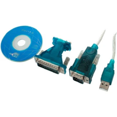 Afbeelding van USB A (m) naar 9 pins SUB D / 25 seriële RS232 adapter 1,5 meter
