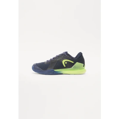 Afbeelding van Head Sprint PRO 4.0 Padelschoenen, Heren, Maat: 40.5, Navy/lime Kunststof/ textiel