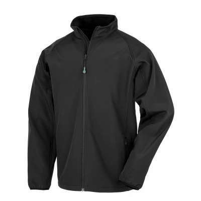 Afbeelding van Result 2 laagse gerecycleerde softshell kind R901JY Black