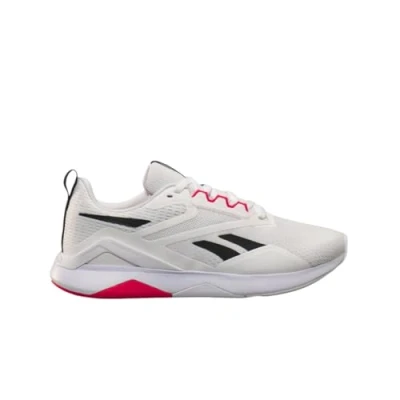 Afbeelding van Reebok Nanoflex Unisex Sneakers laag, Maat: 44, White/black/energy red Textiel/ synthetisch