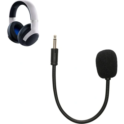 Afbeelding van kwmobile microfoon voor gaming headset geschikt Razer Kaira Pro 10 cm In zwart