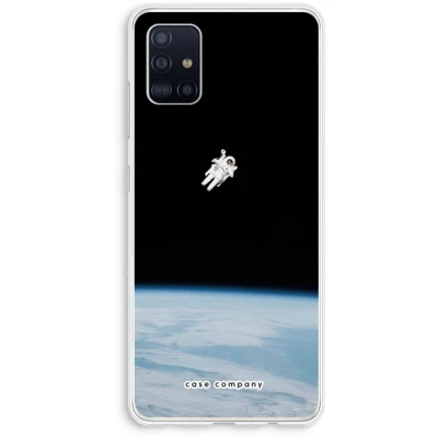 Afbeelding van Case Company® hoesje geschikt voor Samsung Galaxy A51 4G Alone in Space Soft Cover Telefoonhoesje Bescherming aan alle Kanten en Schermrand