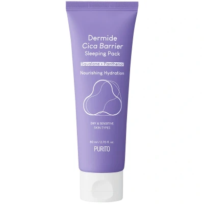 Afbeelding van Purito, Gezichtsserum, Dermide Cica Barrier Slaappakket (80 ml)