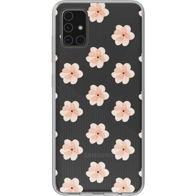 Afbeelding van imoshion hoesje Geschikt voor Samsung Galaxy A51 Siliconen Design Meerkleurig / Floral Peach