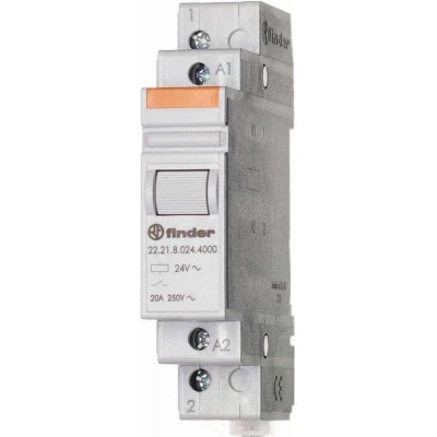 Afbeelding van Finder 22.21.8.012.4000 Industrieel relais Nominale spanning: 12 V/AC Schakelstroom (max.): 20 A 1x NO 1 stuk(s)