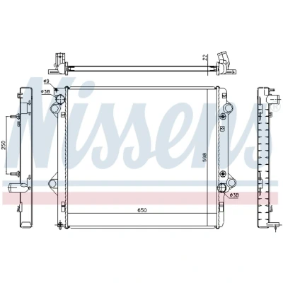 Afbeelding van Nissens Radiateur 646805