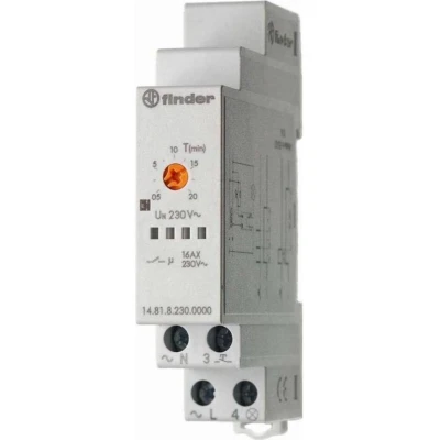 Afbeelding van Finder 14.81.8.230.0000 Trappenhuislichtautomaat DIN rails 230 V/AC