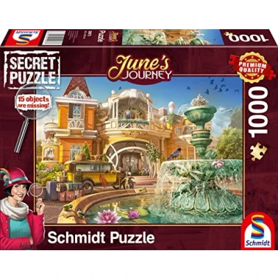 Afbeelding van Schmidt Spiele 59973 De reis van juni, Orchideeëndomein, puzzel met 1000 stukjes